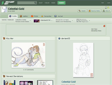 Tablet Screenshot of celestial-gold.deviantart.com