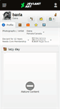 Mobile Screenshot of baxia.deviantart.com