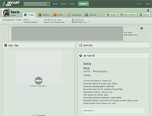 Tablet Screenshot of baxia.deviantart.com