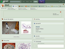Tablet Screenshot of mikoki.deviantart.com