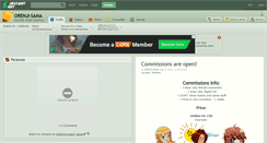 Desktop Screenshot of orenji-sama.deviantart.com