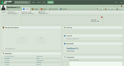 Desktop Screenshot of darkflame313.deviantart.com