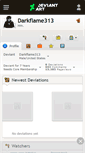 Mobile Screenshot of darkflame313.deviantart.com