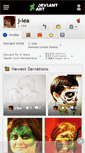 Mobile Screenshot of j-lea.deviantart.com