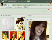 Tablet Screenshot of j-lea.deviantart.com