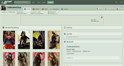 Desktop Screenshot of codenamezeus.deviantart.com