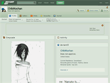 Tablet Screenshot of chibikochan.deviantart.com