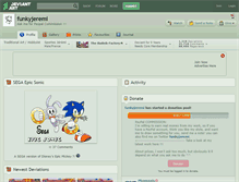 Tablet Screenshot of funkyjeremi.deviantart.com