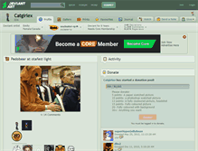 Tablet Screenshot of catgirlex.deviantart.com