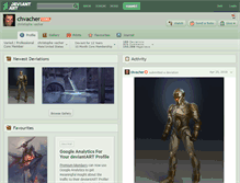 Tablet Screenshot of chvacher.deviantart.com
