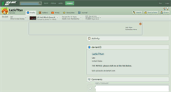 Desktop Screenshot of lazlotitan.deviantart.com