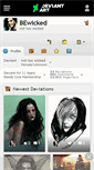 Mobile Screenshot of bewicked.deviantart.com