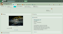 Desktop Screenshot of photographer-97.deviantart.com