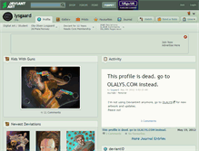 Tablet Screenshot of lysgaard.deviantart.com