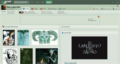 Desktop Screenshot of pans-labyrinth.deviantart.com