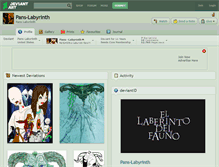 Tablet Screenshot of pans-labyrinth.deviantart.com