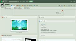 Desktop Screenshot of lukeman.deviantart.com
