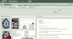 Desktop Screenshot of leonic0922.deviantart.com