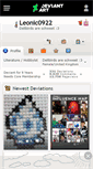 Mobile Screenshot of leonic0922.deviantart.com