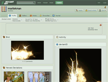 Tablet Screenshot of msellekman.deviantart.com
