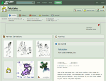 Tablet Screenshot of fairytales.deviantart.com
