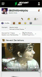 Mobile Screenshot of dezirelovesyou.deviantart.com