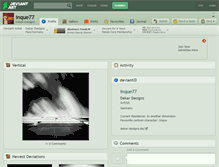 Tablet Screenshot of inque77.deviantart.com