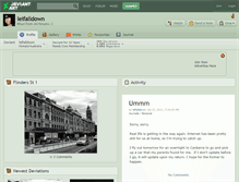 Tablet Screenshot of lelfalldown.deviantart.com