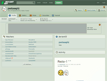 Tablet Screenshot of pastaaaplz.deviantart.com