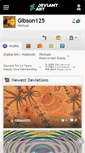 Mobile Screenshot of gibson125.deviantart.com