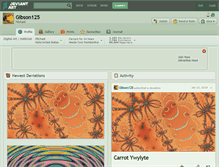 Tablet Screenshot of gibson125.deviantart.com