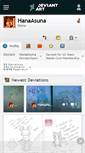 Mobile Screenshot of hanaasuna.deviantart.com