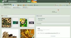 Desktop Screenshot of heavensfrost.deviantart.com