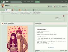Tablet Screenshot of junpun.deviantart.com