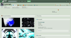 Desktop Screenshot of frosticknight.deviantart.com