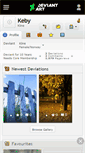 Mobile Screenshot of keby.deviantart.com