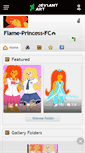 Mobile Screenshot of flame-princess-fc.deviantart.com