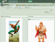 Tablet Screenshot of mar11co.deviantart.com