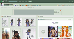 Desktop Screenshot of kitsuneadestiny.deviantart.com