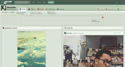 Desktop Screenshot of dezarster.deviantart.com