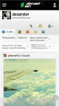 Mobile Screenshot of dezarster.deviantart.com