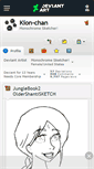 Mobile Screenshot of kion-chan.deviantart.com