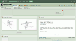 Desktop Screenshot of necro-spider.deviantart.com