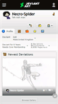 Mobile Screenshot of necro-spider.deviantart.com