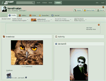 Tablet Screenshot of kawaii-satan.deviantart.com