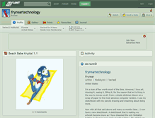 Tablet Screenshot of fryreartechnology.deviantart.com