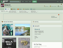 Tablet Screenshot of kieran-m.deviantart.com