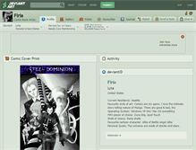 Tablet Screenshot of firia.deviantart.com