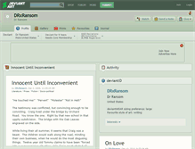 Tablet Screenshot of drxransom.deviantart.com