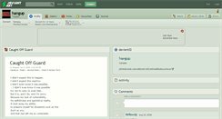 Desktop Screenshot of hangup.deviantart.com
